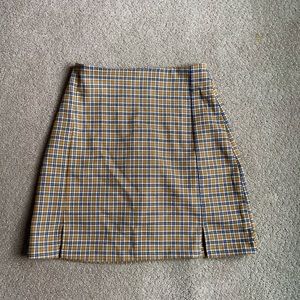 PLAID JOHN GALT MINI SKIRT